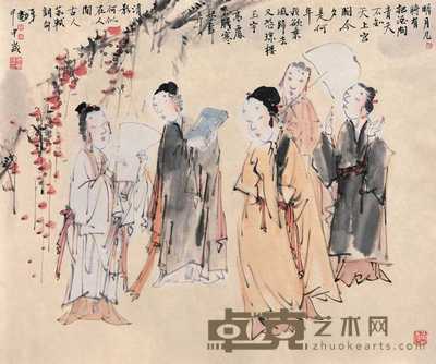 唐勇力 2004年作 苏轼词意图 镜心 61×72.5cm